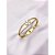 BRACELETE AÇO INOXIDÁVEL CRAVEJADO  TREVO CRISTAL- DOURADO - Imagem 3