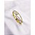 BRACELETE AÇO INOXIDÁVEL CRAVEJADO  TREVO CRISTAL- DOURADO - Imagem 1
