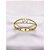 BRACELETE AÇO INOXIDÁVEL CRAVEJADO  TREVO CRISTAL- DOURADO - Imagem 2