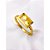 BRACELETE RELÓGIO AÇO INOXIDÁVEL  FUNDO DOURADO - DOURADO - Imagem 3
