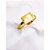 BRACELETE RELÓGIO AÇO INOXIDÁVEL  FUNDO DOURADO - DOURADO - Imagem 2