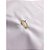 ANEL  AÇO INOXIDÁVEL SOLITÁRIO 1MM PEDRA CRISTAL - DOURADO (UNIDADE) - Imagem 2