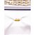 ANEL  AÇO INOXIDÁVEL 2 FILETES BRANCO  6MM  - DOURADO (UNIDADE) - Imagem 1