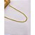 COLAR AÇO INOXIDÁVEL 45CM  MINI ELO PORTUGUES - DOURADA - Imagem 2