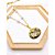COLAR AÇO INOXIDÁVEL COM PEROLAS PINGENTE ESTRELA DO MAR ESMALTADO PRETO - DOURADO - Imagem 2