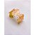 BRACELETE AÇO INOXIDÁVEL CONCHAS RESINADO ROSA - DOURADO - Imagem 3