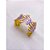 BRACELETE AÇO INOXIDÁVEL CONCHAS RESINADO LAVANDA - DOURADO - Imagem 2