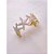 BRACELETE AÇO INOXIDÁVEL ESTRELA DO MAR RESINADO PEROLADO - DOURADO - Imagem 3