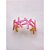 BRACELETE AÇO INOXIDÁVEL ESTRELA DO MAR RESINADO ROSA - DOURADO - Imagem 3