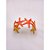 BRACELETE AÇO INOXIDÁVEL ESTRELA DO MAR RESINADO SALMON - DOURADO - Imagem 2