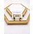 BRINCO AÇO INOXIDÁVEL ARGOLA 3 FIOS - DOURADO - Imagem 1
