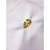 ANEL  AÇO INOXIDÁVEL CARTIER PEDRA CRISTAL  - DOURADO (UNIDADE) - Imagem 3