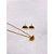 CONJUNTO INFANTIL COLAR  E BRINCO AÇO INOXIDÁVEL  MELÂNCIA - DOURADO - Imagem 2