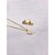 CONJUNTO INFANTIL COLAR  E BRINCO AÇO INOXIDÁVEL  GOLFINHO  - DOURADO - Imagem 2