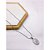 COLAR AÇO INOXIDÁVEL 45CM PINGENTE OVAL SÃO BENTO DUPLA FACE PEROLADO - PRATEADO - Imagem 1