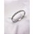 BRACELETE AÇO INOXIDÁVEL COM DETALHES - PRATEADO - Imagem 1