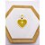 PINGENTE AÇO INOXIDÁVEL CORAÇÃO ORAÇÃO PAI NOSSO 2,4CMX2,4CM - DOURADO - Imagem 1