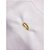 ALIANCA ACO INOXIDAVEL LISA COM PEDRA ZIRCONIA DOURADA 3MM - UNIDADE - Imagem 2