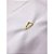 ANEL AÇO INOXIDAVEL SOLITARIO 2MM PEDRA CRISTAL - DOURADO (UNIDADE) - Imagem 3