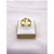ANEL AÇO INOXIDAVEL FLOR PEDRA CRISTAL - DOURADO (UNIDADE) - Imagem 1