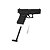 Pistola de Pressão CO2 Glock G19 Semi-metal 4.5mm + Esferas de Aço 2100un. + 05 Cápsulas CO2 + Capa - Imagem 7
