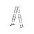 Escada Multifuncional Dobrável 4x4 Até 150kg 16 Degraus - Mor - Imagem 3
