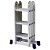 Escada Multifuncional Com Plataforma 4x3 Até 150kg 12 Degraus - Mor - Imagem 7