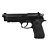 Pistola De Pressão Airgun Co2 M92 GNBB Power Win 302 Polímero 6mm - Wingun - Imagem 1