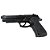 Pistola De Pressão Airgun Co2 M92 GNBB Power Win 302 Polímero 4.5mm - Wingun - Imagem 7