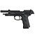 Pistola De Pressão Co2 M92 KL93 A3 Black Blowback Full Metal 4.5mm - Qgk - Imagem 3