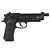 Pistola De Pressão Co2 M92 KL93 A3 Black Blowback Full Metal 4.5mm - Qgk - Imagem 2
