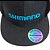 Boné De Pesca Reto Cinza/Preto Logo Azul Ciano - Shimano - Imagem 5