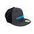 Boné De Pesca Reto Cinza/Preto Logo Azul Ciano - Shimano - Imagem 1