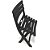 Cadeira Dobrável Preta Plástico - Arqplast - Imagem 3