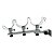 Suporte p/3 Varas De Fixar  - Winer Suportes - Imagem 1