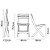 Cadeira Ripada Diamantina Branca - Antares - Imagem 3