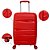 Mala PP Média Organic 24 Vermelho Roda 360° Cadeado TSA - Swissland - Imagem 1
