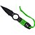 Faca Adaga Ripper em Aço Inox com Cordelete Verde - Azteq - Imagem 1