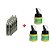 3 BBs Airsoft BB King 0.12g 1000un + 10 Cilindro CO2 QGK 12g - Imagem 1