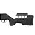 Carabina de Pressão QGK Eagle Black Gás Ram 5.5mm + Capa Simples Preta 130cm + Chumbinho - Imagem 6