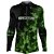Camiseta De Pesca FPS 50+ Camuflada Verde P - Mar Negro - Imagem 1