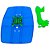 Aqua Escudo Para Brincar Azul Verde - Bel - Imagem 2