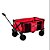 Carrinho Articulado Para Camping Transport Vermelho Capacidade 80kg - Nautika - Imagem 1
