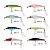 Kit 8 Isca Artificial Minnow Floating 9cm 8g - Deyu - Imagem 1