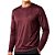 Camiseta Dry Cool UF50+ ML Masculina Vinho - Conquista - Imagem 1