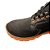 Tênis Esportivo Em Nylon 1381 Preto / Laranja - Star Flex - Imagem 9