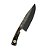 Faca Big Chef Aço Carbono 8'' Cabo Madeira E Resina Esmeralda Cápsula 12 - D' Avila - Imagem 1