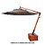Ombrelone Slim Lateral Giratorio Floreira 2.90m - Solemar - Imagem 2