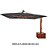 Ombrelone Premium Lateral Giratorio com Floreira 3x3 - Solemar - Imagem 1