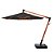 Ombrelone Slim Lateral Giratorio Fibra Preta - 2,9 Preto - Solemar - Imagem 1